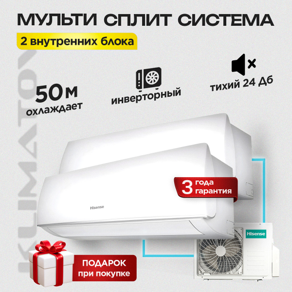 Сплит-системы с двумя внутренними блоками: комфорт и здоровье в вашем доме